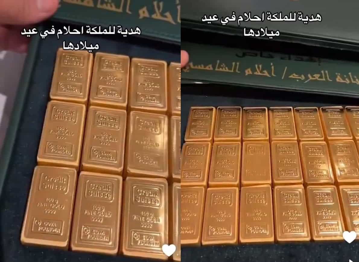 هدية مبارك الهاجري لزوجته أحلام في عيد ميلادها تثير ضجةً واسعة! (شاهد) هدية مبارك الهاجري لزوجته أحلام في عيد ميلادها