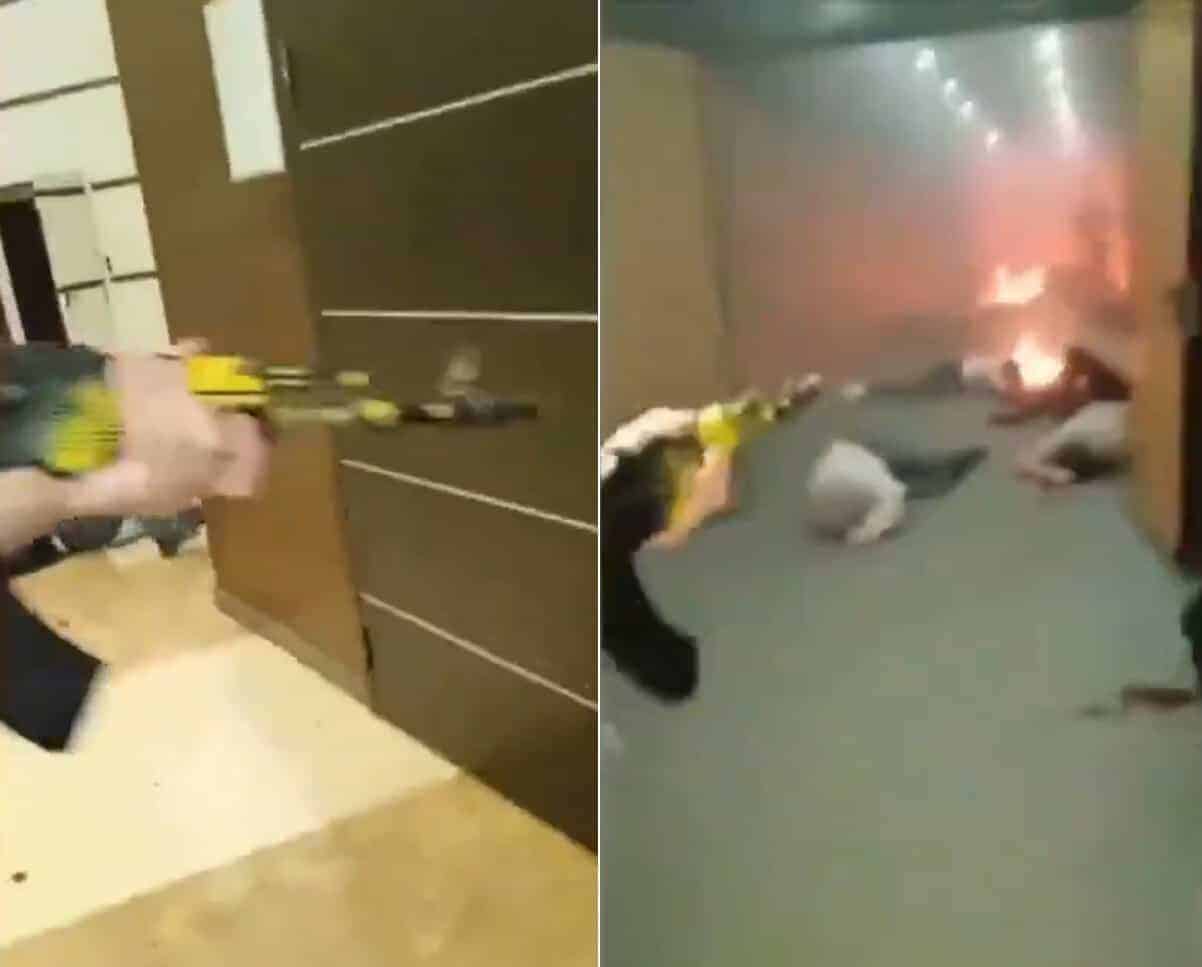 تنظيم داعش يبث فيديو لهجوم موسكو.. نيران كثيفة وذبح تنظيم داعش ينشر فيديو لهجوم موسكو