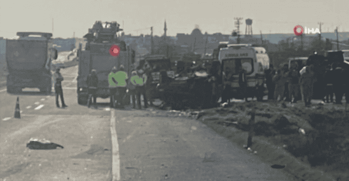 حادث مروع لحرس أردوغان