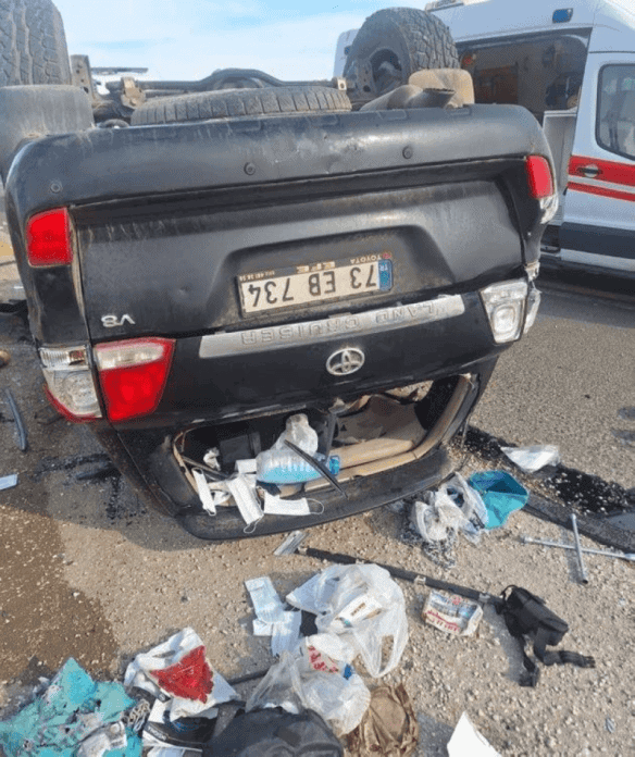 حادث مروع لحرس أردوغان