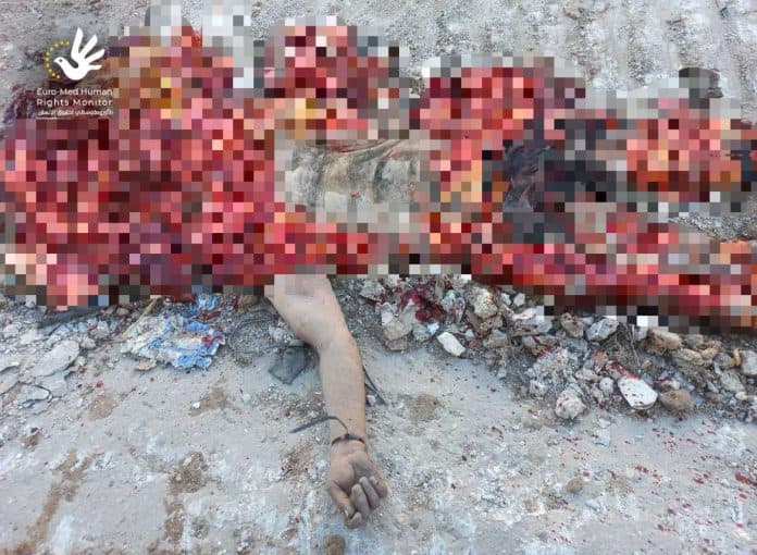 دهس فلسطينيين في غزة