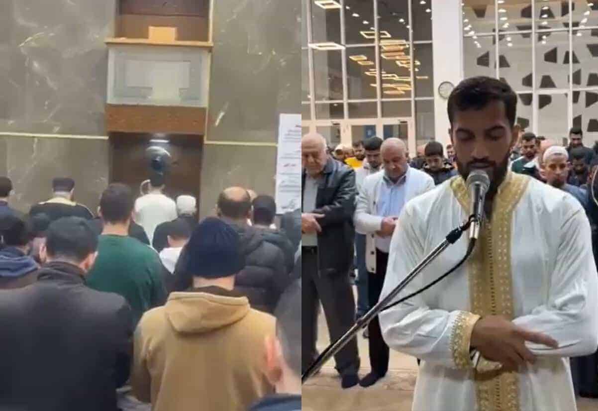 “صوت ملائكي” .. موسى التعمري يؤم المصلين في صلاة التراويح (شاهد) موسى التعمري يؤم المصلين في صلاة التراويح