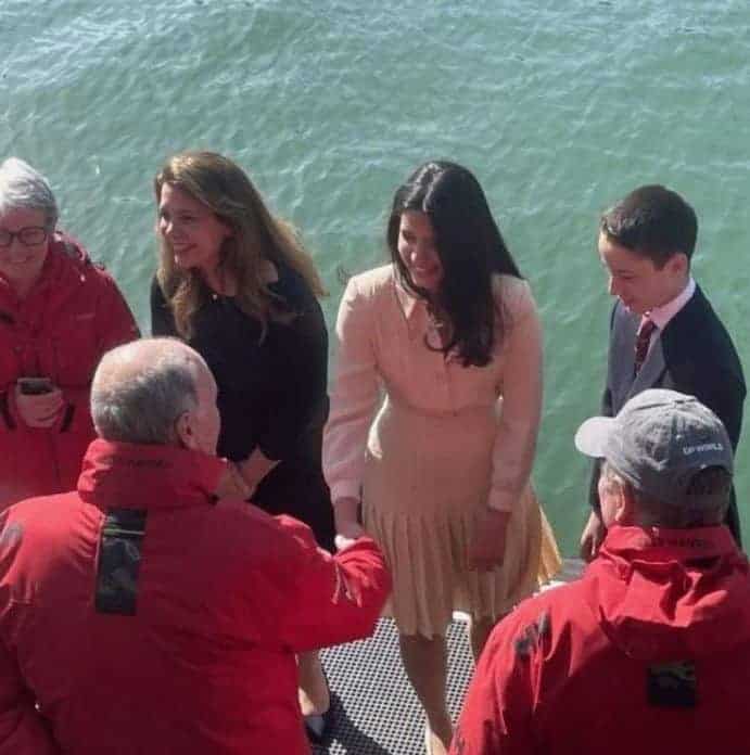 الأميرة هيا بنت الحسين رفقة أبنائها