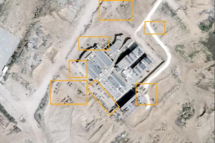 صور أقمار صناعية لمستشفى الصداقة التركي الفلسطيني