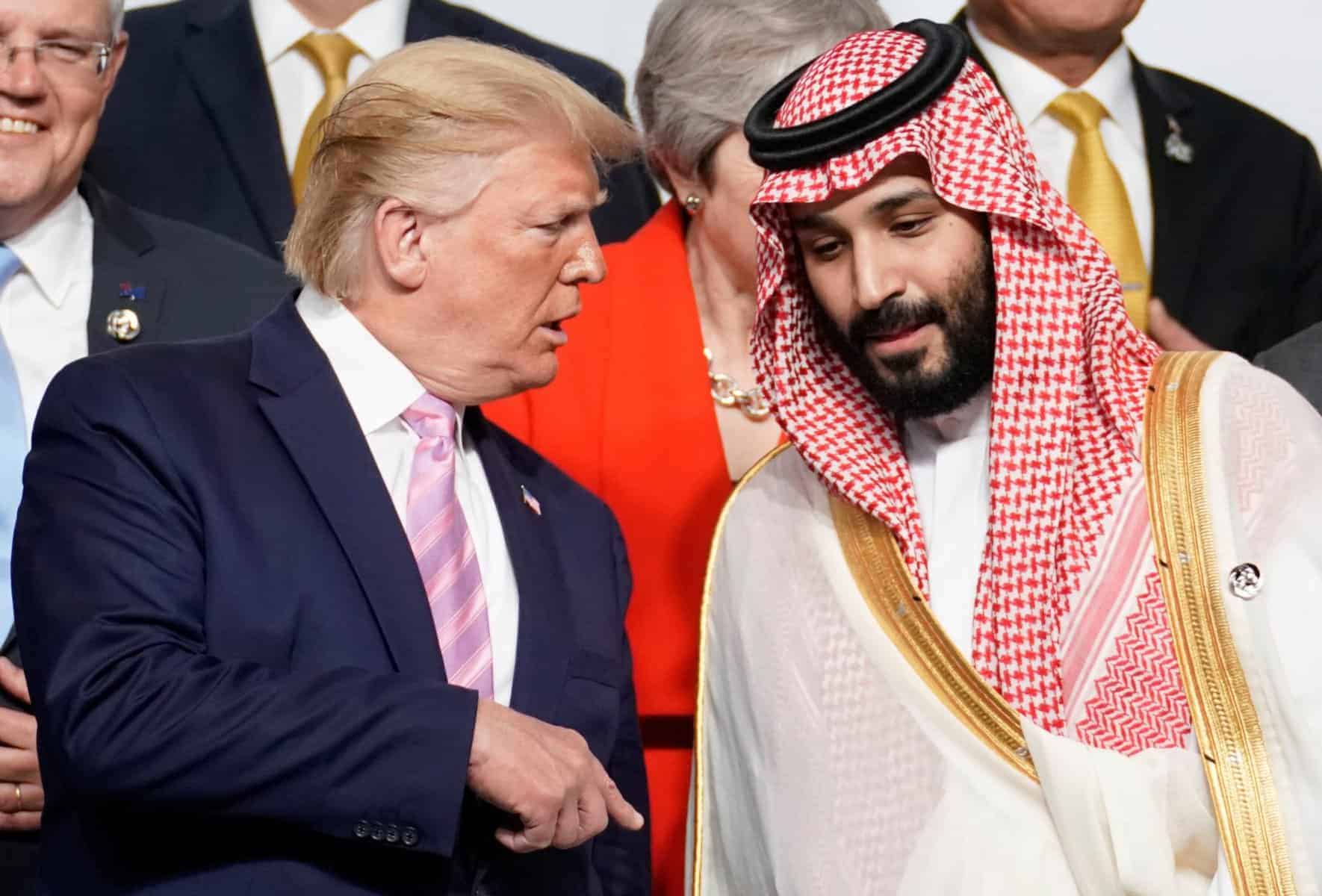 محمد بن سلمان وترامب