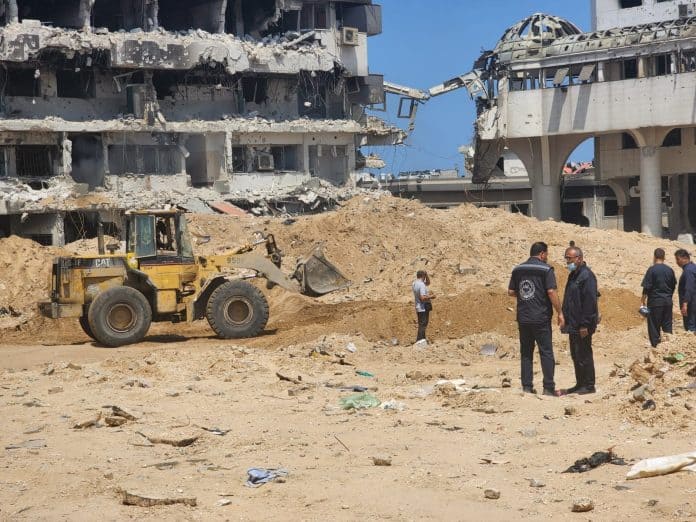 مقبرة جماعية في مستشفى الشفاء