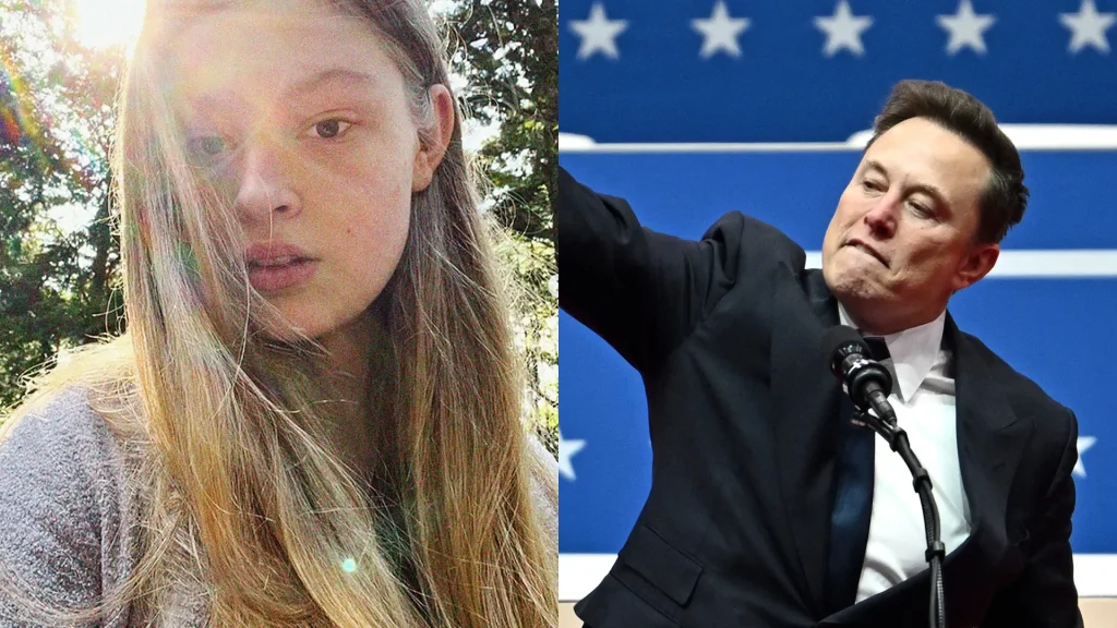 فيفيان جينا ويلسون ووالدها إيلون ماسك