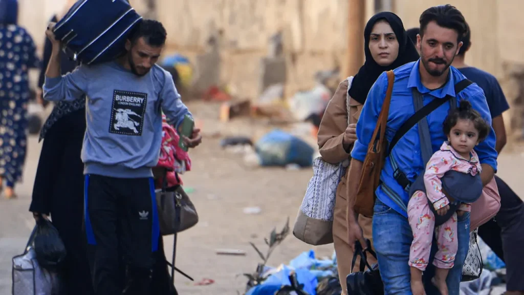 محاولات تهجير أهل غزة إلى سوريا