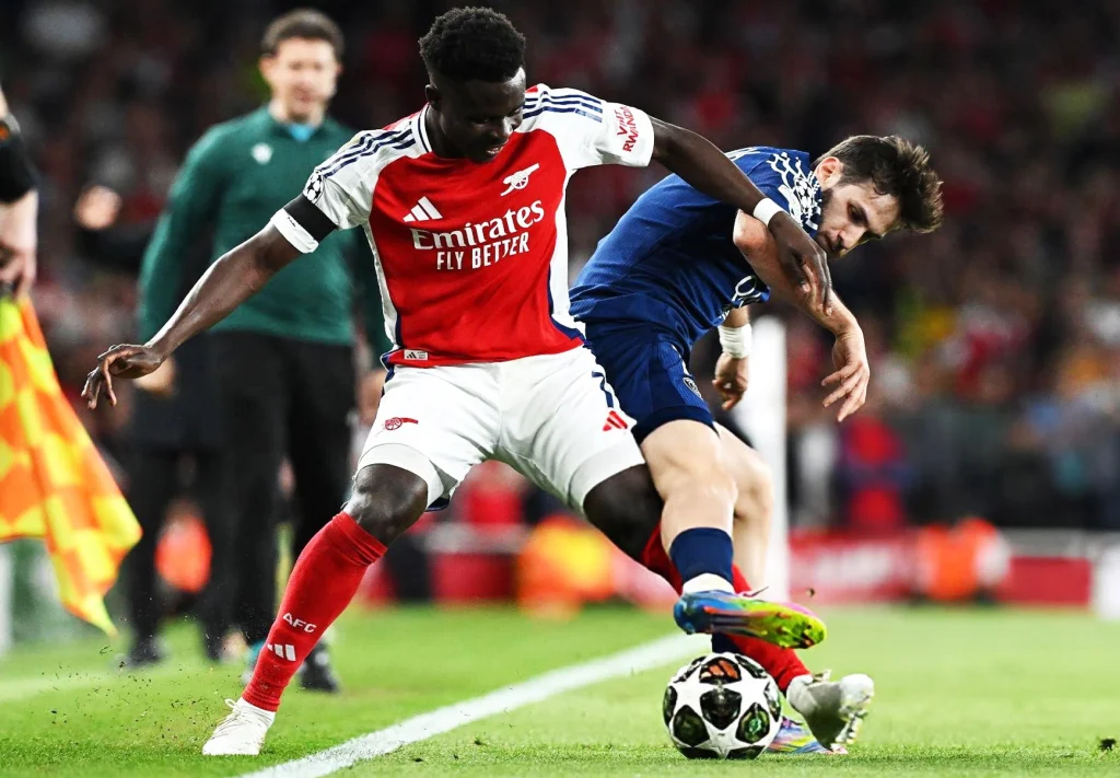 مباراة أرسنال وباريس